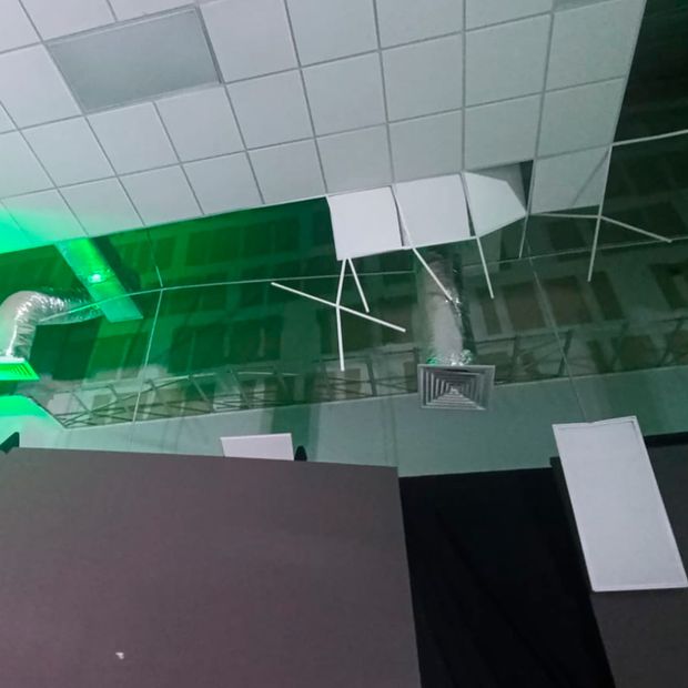 Se Desploma Techo de Plafón en Centro de Convenciones en Torreón, Coahuila